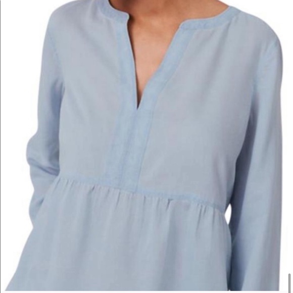 LOFT softened chambray top - Picture 6 of 6